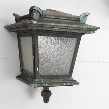 An outdoor lantern, first half of the 20th century.