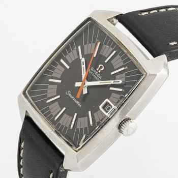 Omega, Seamaster "Compressor", armbandsur, 33.5 x 33.5 mm.
