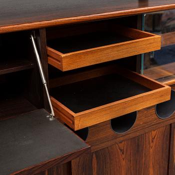 KNUD BENT, a rosewood bar from Dyrlund, Denmark, 1960's/70's.