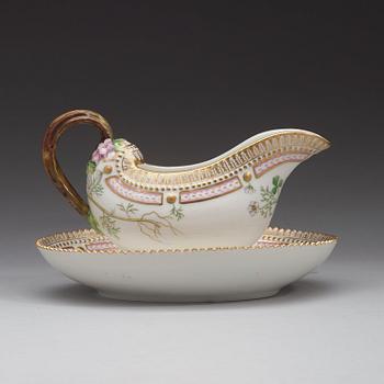 SÅSSKÅL, porslin. "Flora Danica", Kunglig Dansk, 1900-tal.