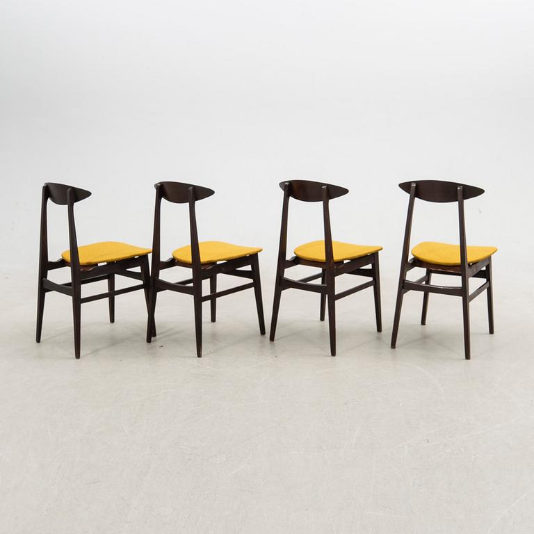 Chairs, 4 pcs, mid-20th century.
