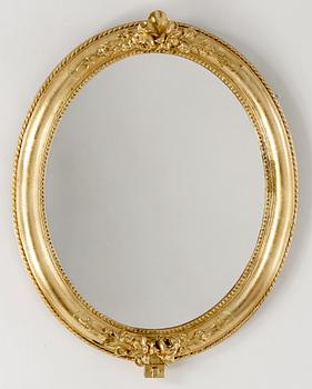 SPEGEL/LAMPETT, Gustaviansk stil, 1800-talet andra hälft.