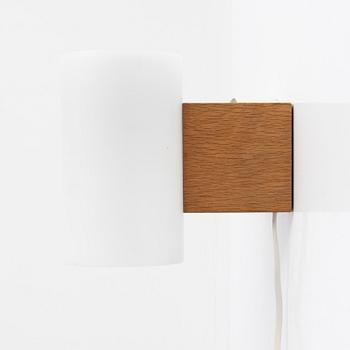 Uno & Östen Kristiansson, a wall light and a table light, Luxus, Vittsjö, Sweden.