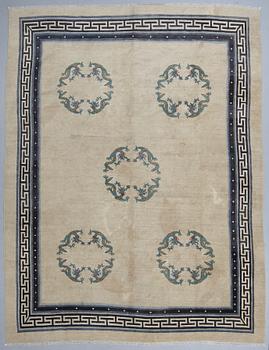 Matta, semiantik /old Tibet, ca 365 x 281 cm.