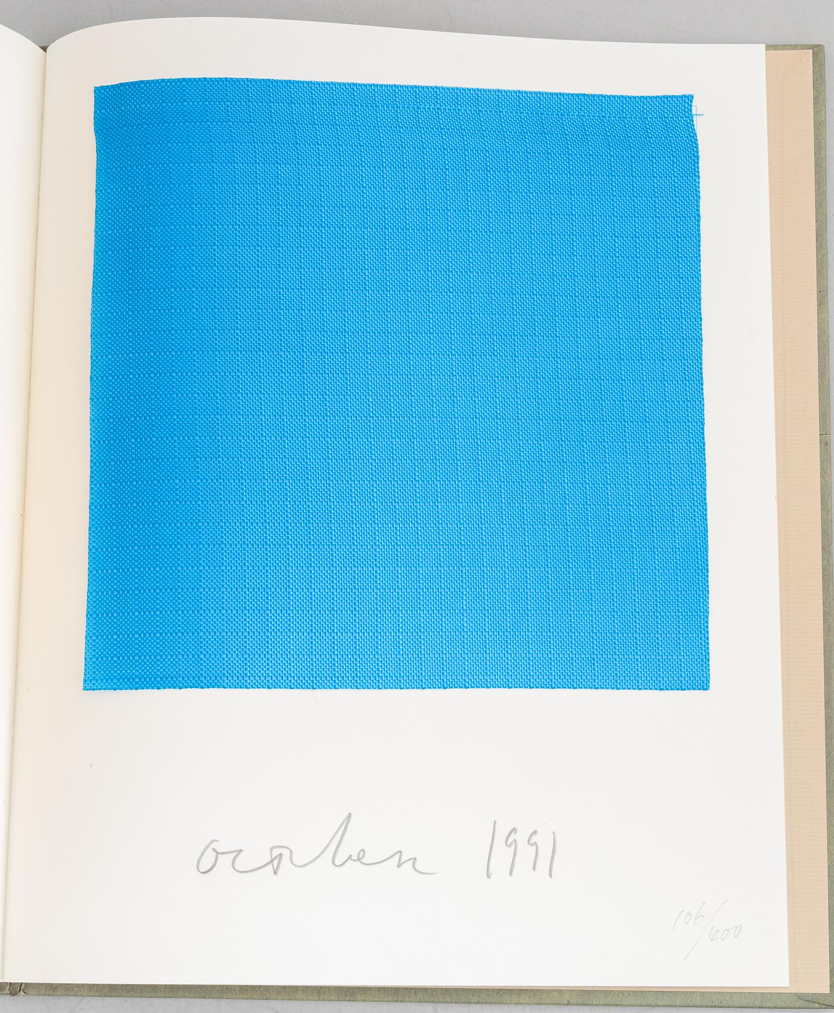 Christo, Book, "The Accordion-Fold Book for The Umbrellas (Japan and U.S.A), Bedfords Arts Publisher, 1991.