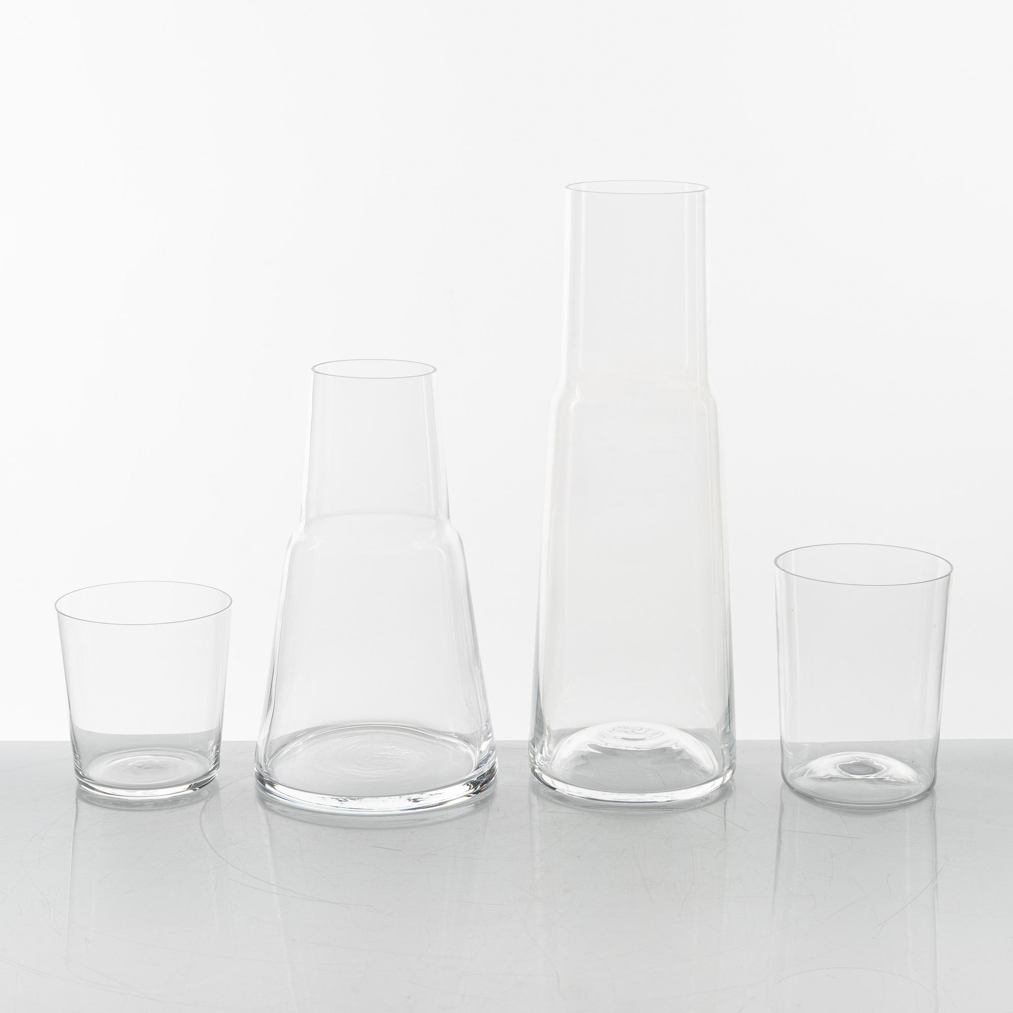 Ingegerd Råman, servisdelar, 6 st, glas, Skruf.