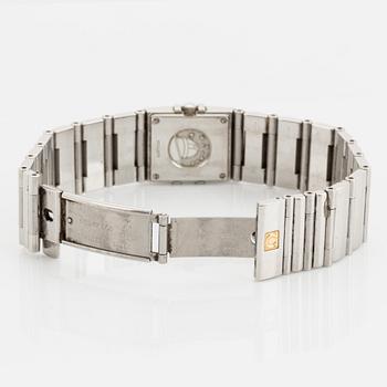 Omega, Constellation, Quadra, wristwatch, 19 x 24 mm.
