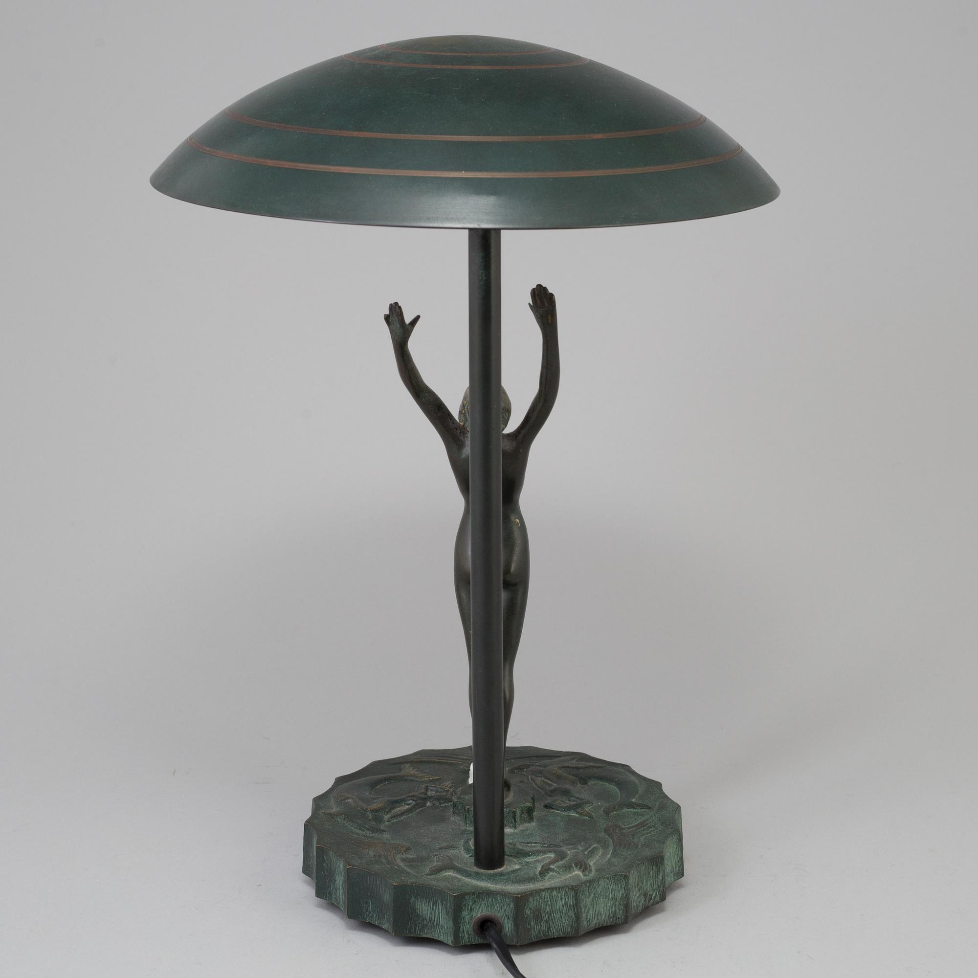 An Art Deco Table light, 1920's/30's.