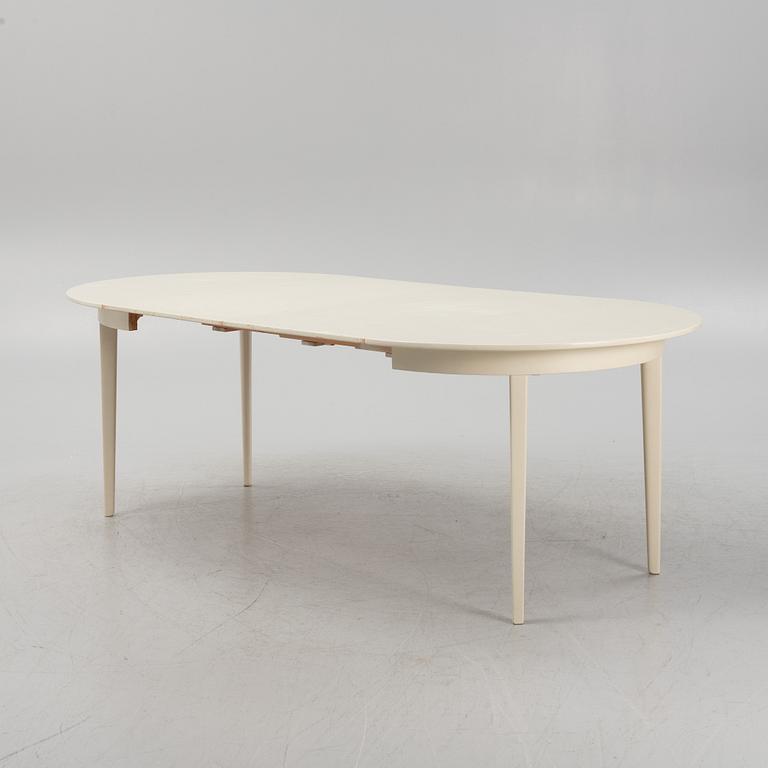 Carl Malmsten, a set of six chairs, 'Herrgården" and a dining table.