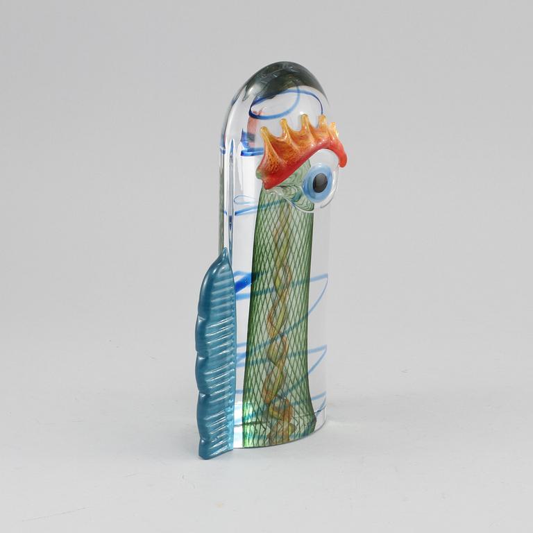 SKULPTUR, glas, Kjell Engman, Kosta Boda, 1900-talets andra hälft.