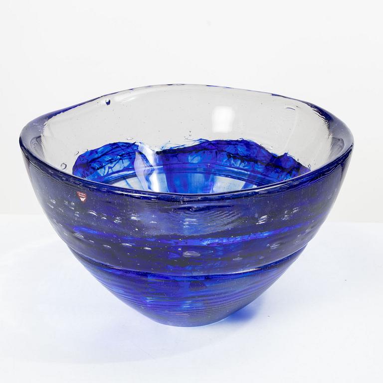 Lars Hellsten, skål, glas, Orrefors 1994.