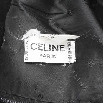 CÉLINE, a green wool skirt. Size 42.