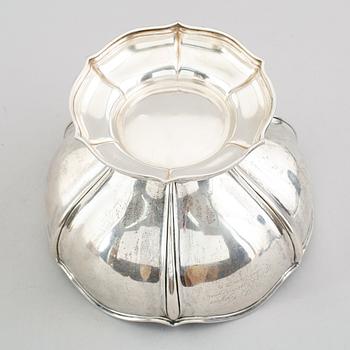 SKÅL, silver, svenska importstämplar, 1900-talets första hälft. Vikt ca 490 gram.