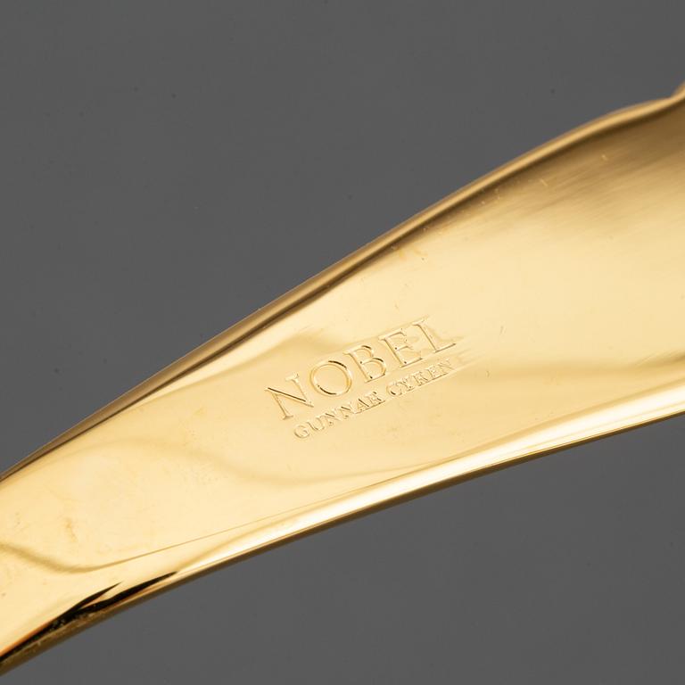 24 'Nobel' fish utensils by Gunnar Cyrén, Gense.