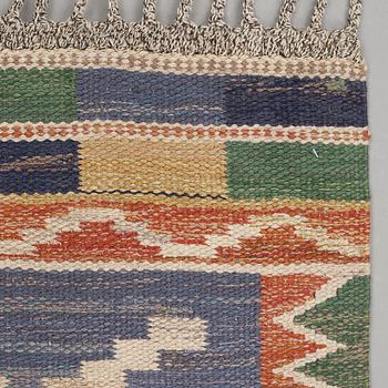 Märta Måås-Fjetterström, MATTA, "Blå taggen", rölakan, ca 249,5 x 177,5 cm, signerad AB MMF.