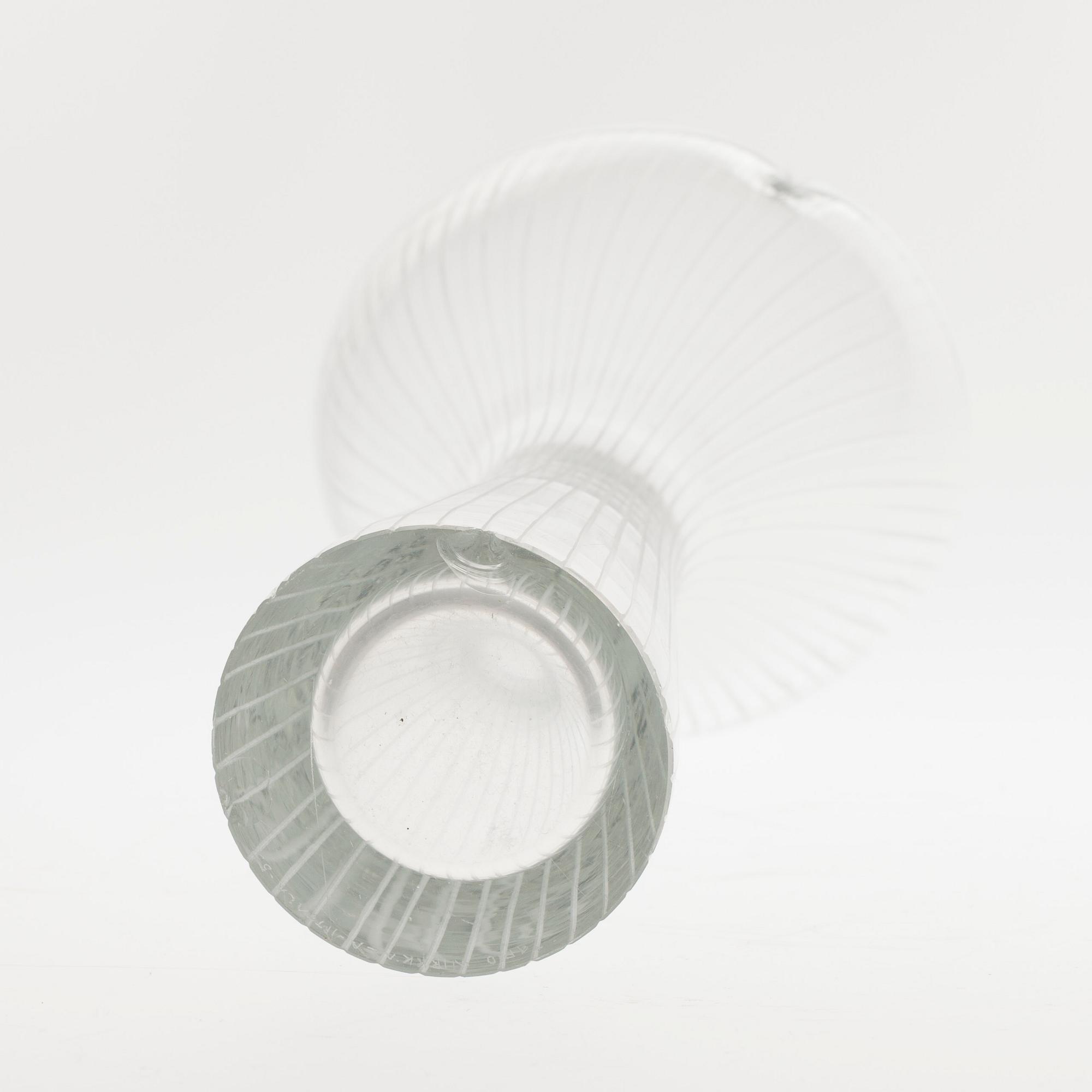 VAS, glas, signerad Tapio Wirkkala, Iittala -55.