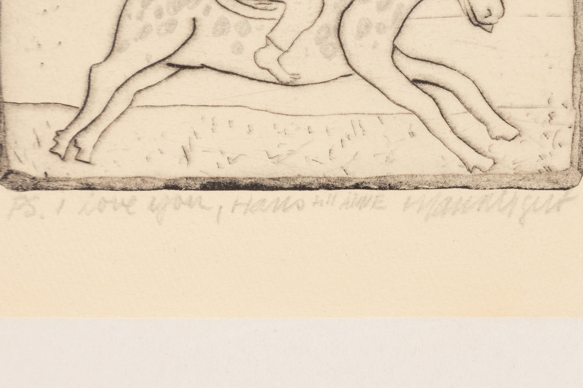 Hans Wigert, häst med jockey.