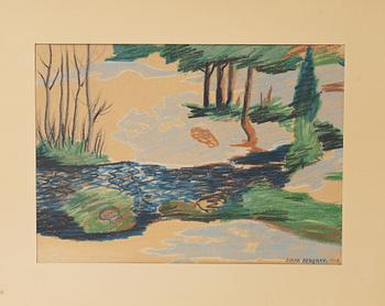 Oskar Bergman, Landscape, Ljusterö.