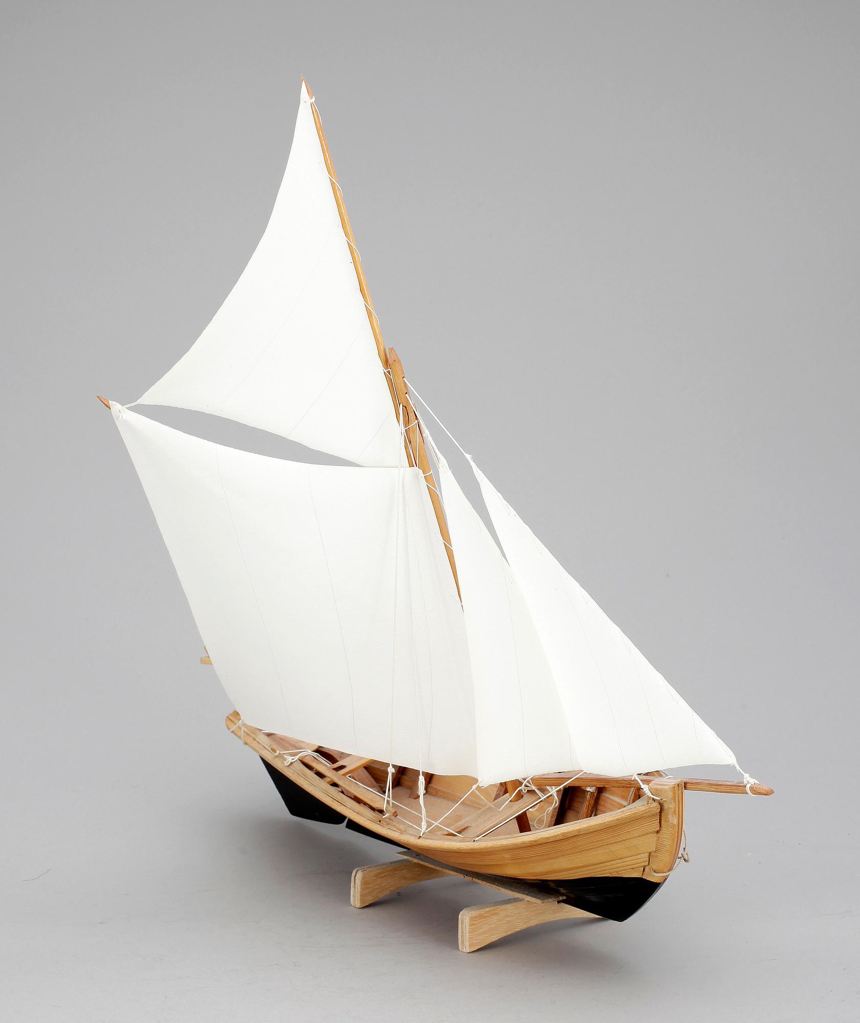 BÅTMODELL, Axel Glimberg, Baskemölla. 1900-talets slut.