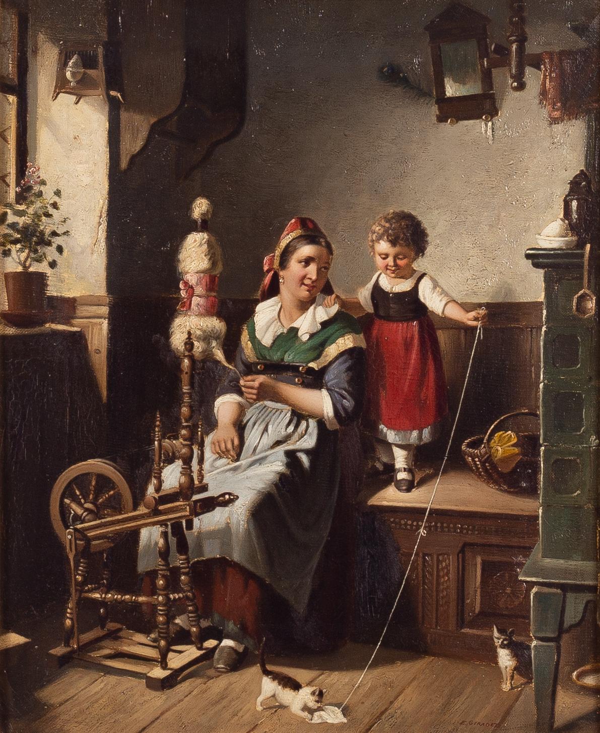 E. Girardet, "The Spinner".