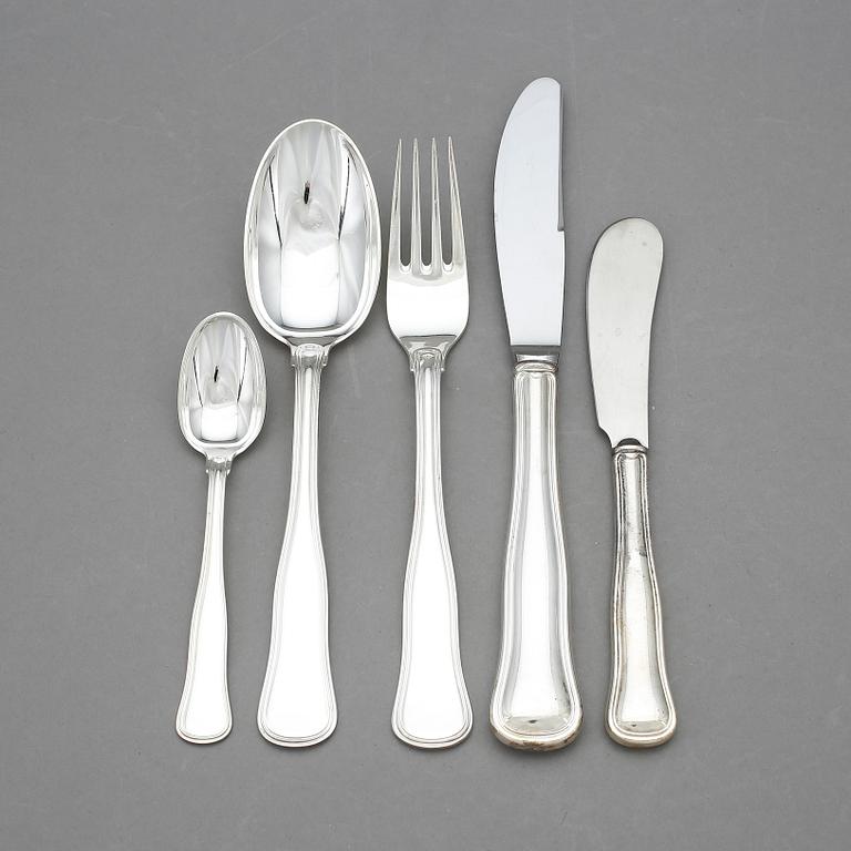 BESTICK, 25 delar, silver, Cohr, Danmark. Total vikt 1065 g.