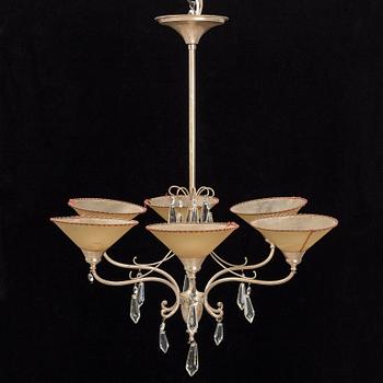 A 1920/30's art deco ceiling light.