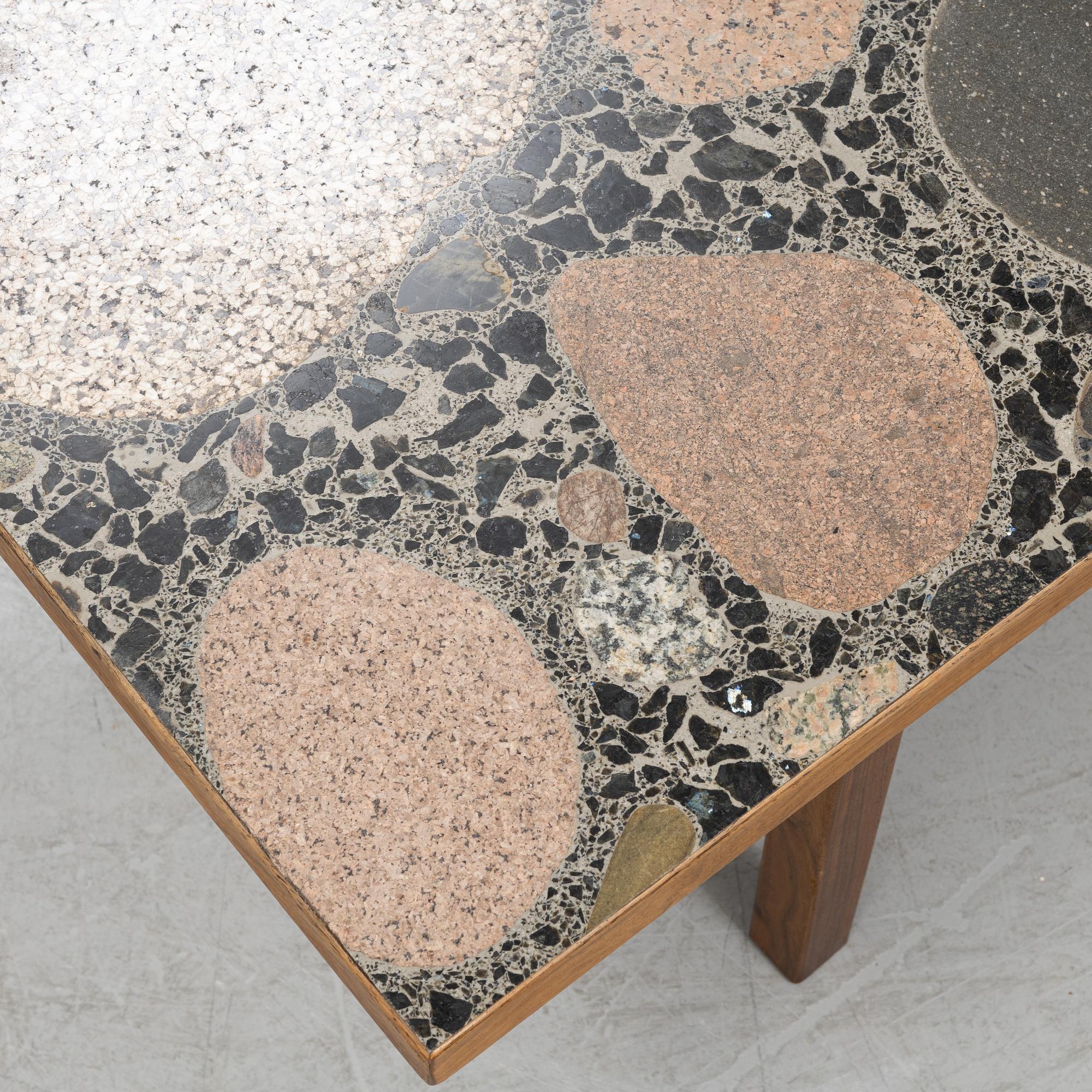 Erling Viksjø, a 'Conglo' coffee table, Norway, 1960's.