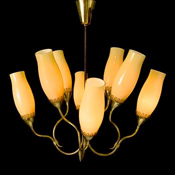 GUNNEL NYMAN, A mid 20th century '51110' chandelier Sievä for Idman Finland.