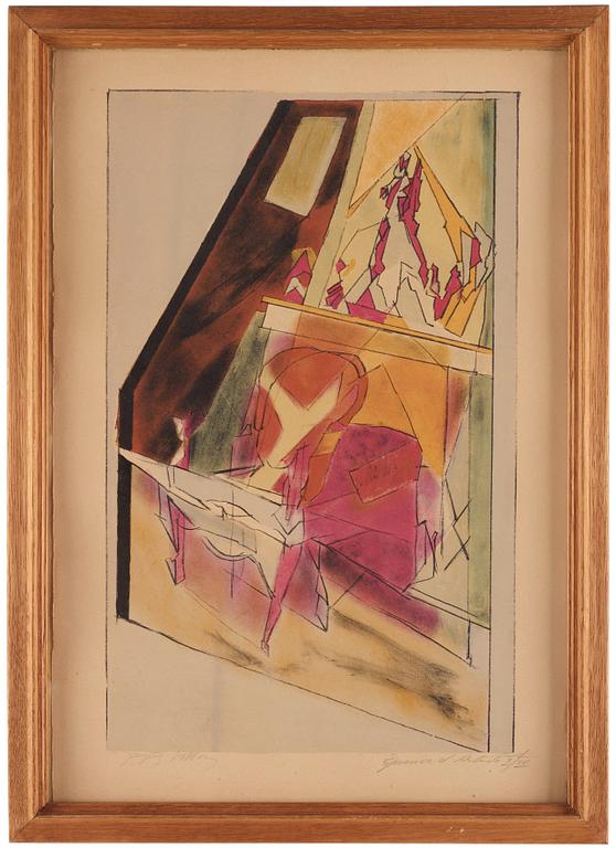 Jacques Villon, "The Armchair (Le Fauteil)".