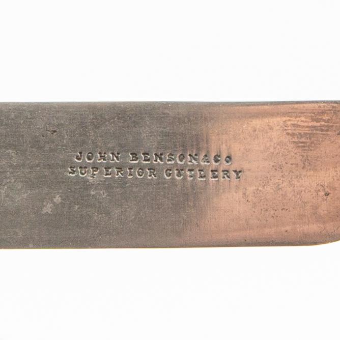 Christian Brockmann Resebestick 3 dlr i etui "Olga" silver Karlstad 1870.