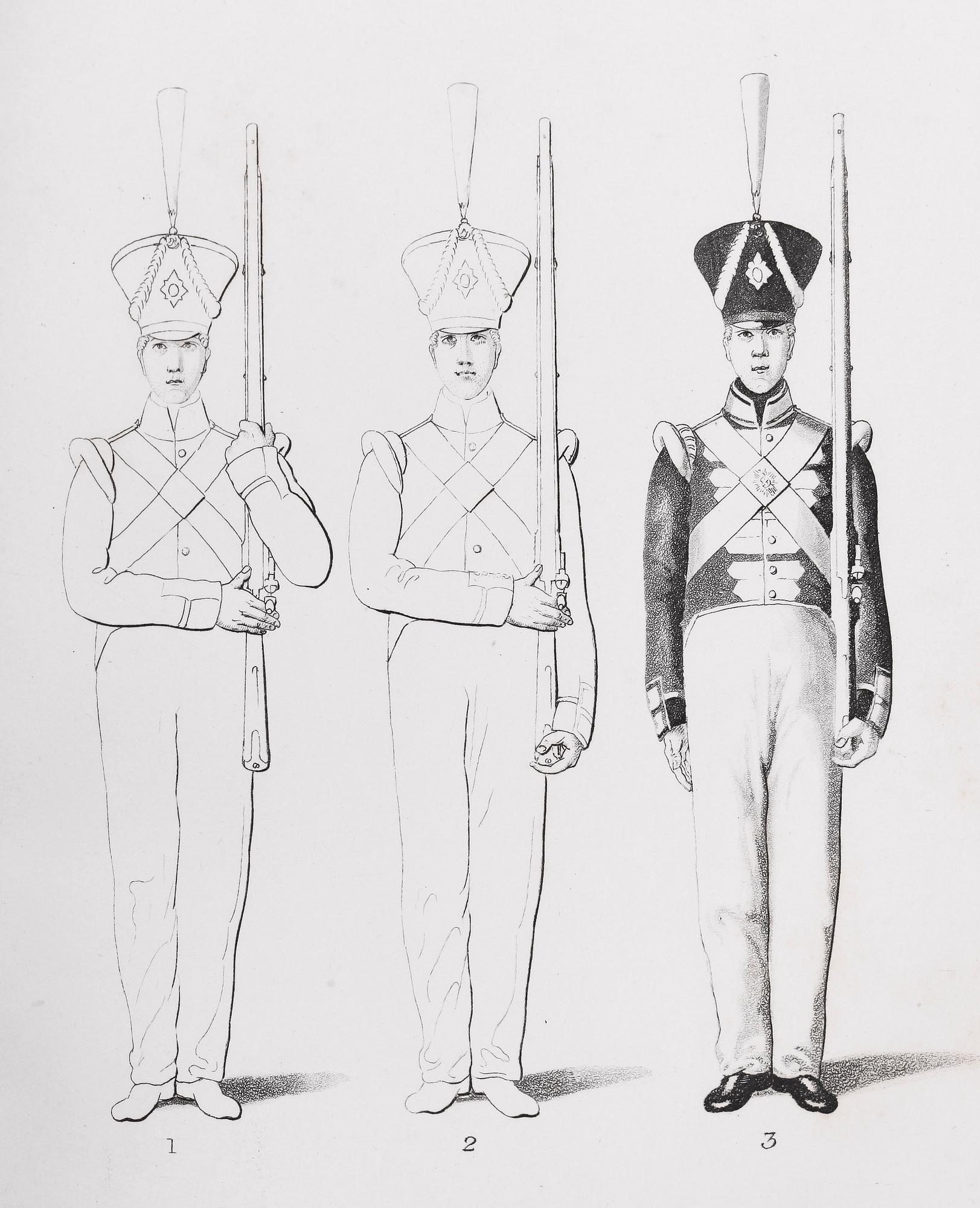 BOK, "Eighty-Seven Figures...All the Motions...Manual and Platoon Exercises.." TL. Mitchell, London 1845.