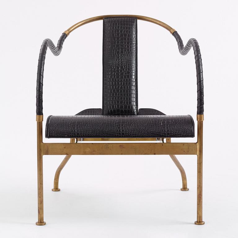 Mats Theselius, an 'el Rey' armchair, ed. 153/360, Källemo, Sweden, post 1999.
