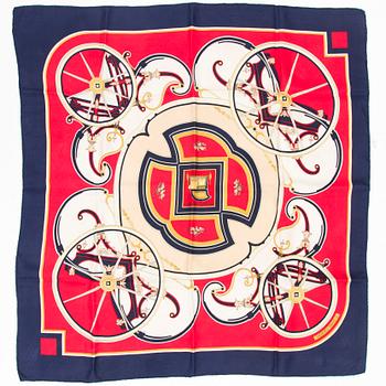 HERMÈS, "Washington's Carriage", SCARF.