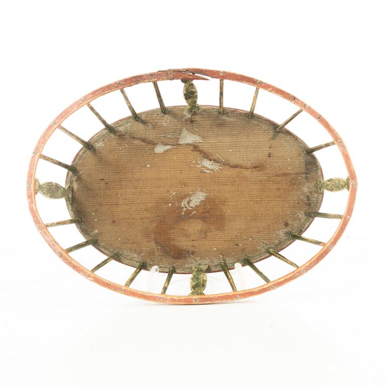 Pine basket, folk art, Jämtland, 19th century.