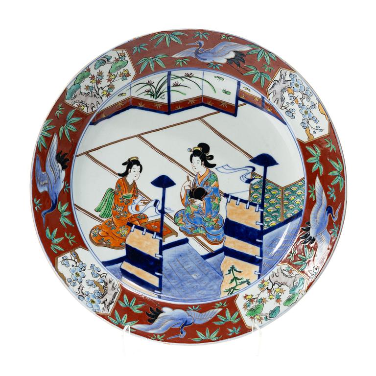 Decorative dish, porcelain, Japan, circa 1900.