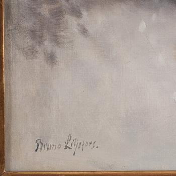 Bruno Liljefors, Räv i vinterlandskap.