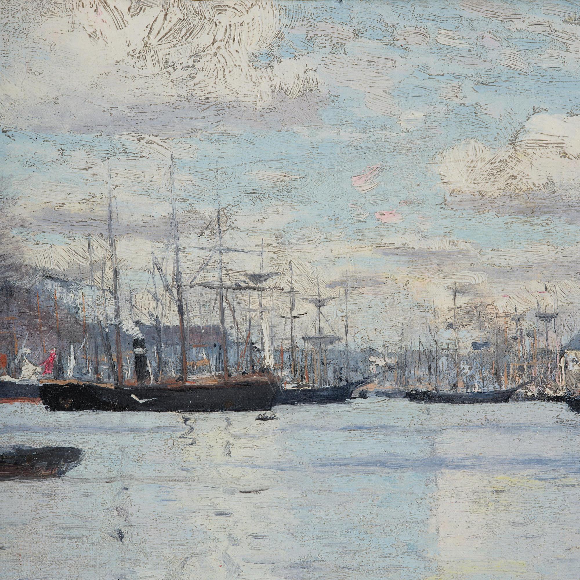 Axel Lindman, "Skeppsbron" (Stockholm).