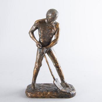 Erik Demuth, sculpture  bronze signed.