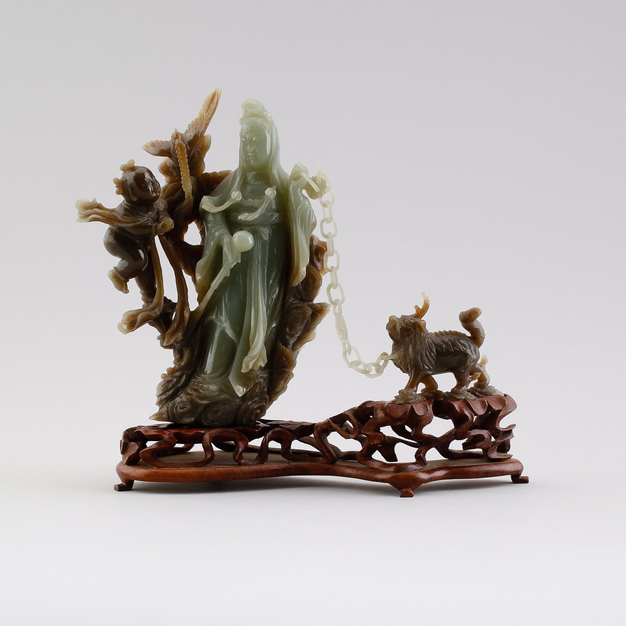 FIGUR, nefrit, Kina.