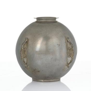 Sylvia Stave, a set of three vases, C.G. Hallberg, Stockholm, 1930s.