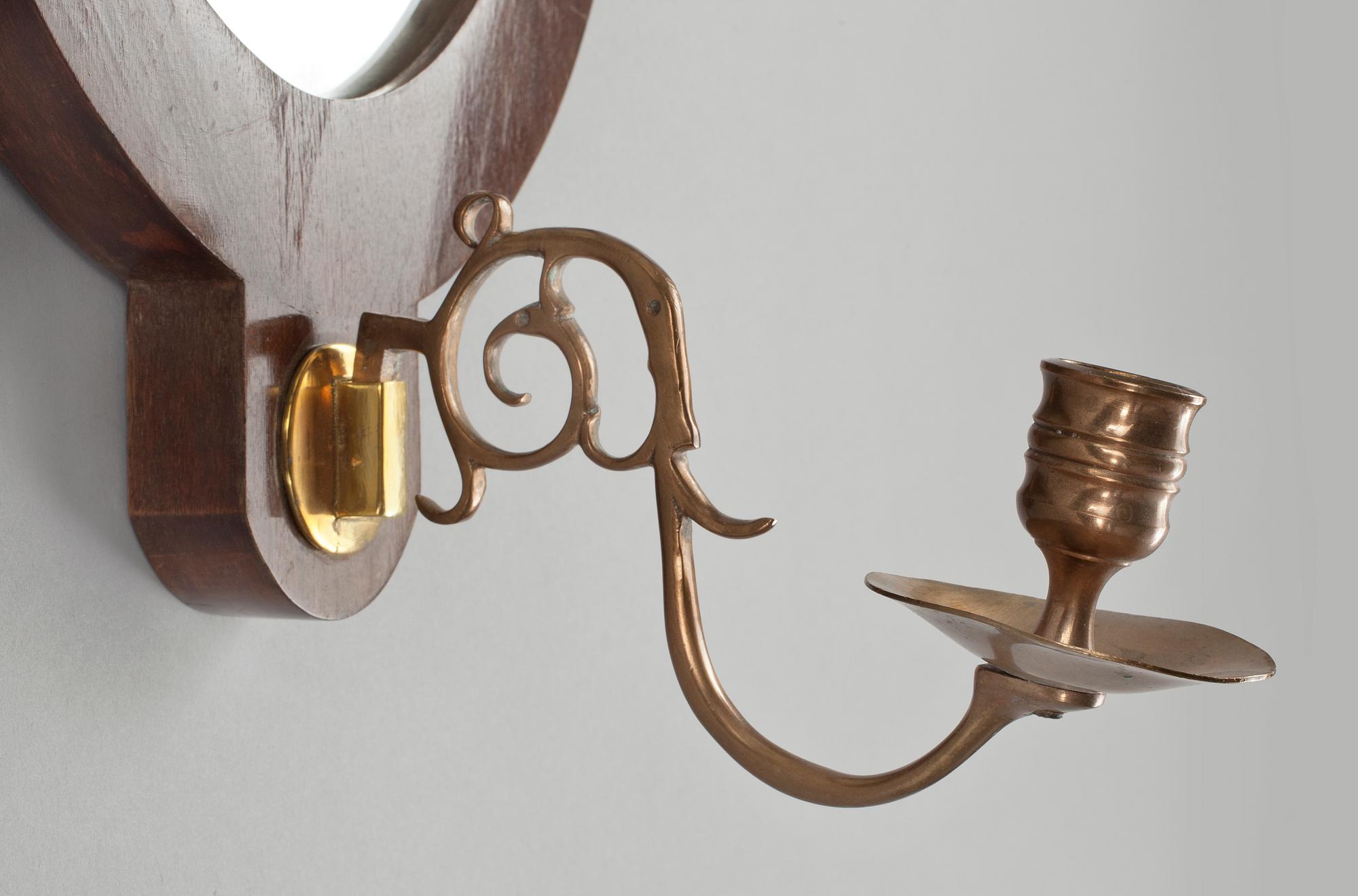 SPEGELLAMPETTER, ett par, empirestil, 1900-talets första hälft.