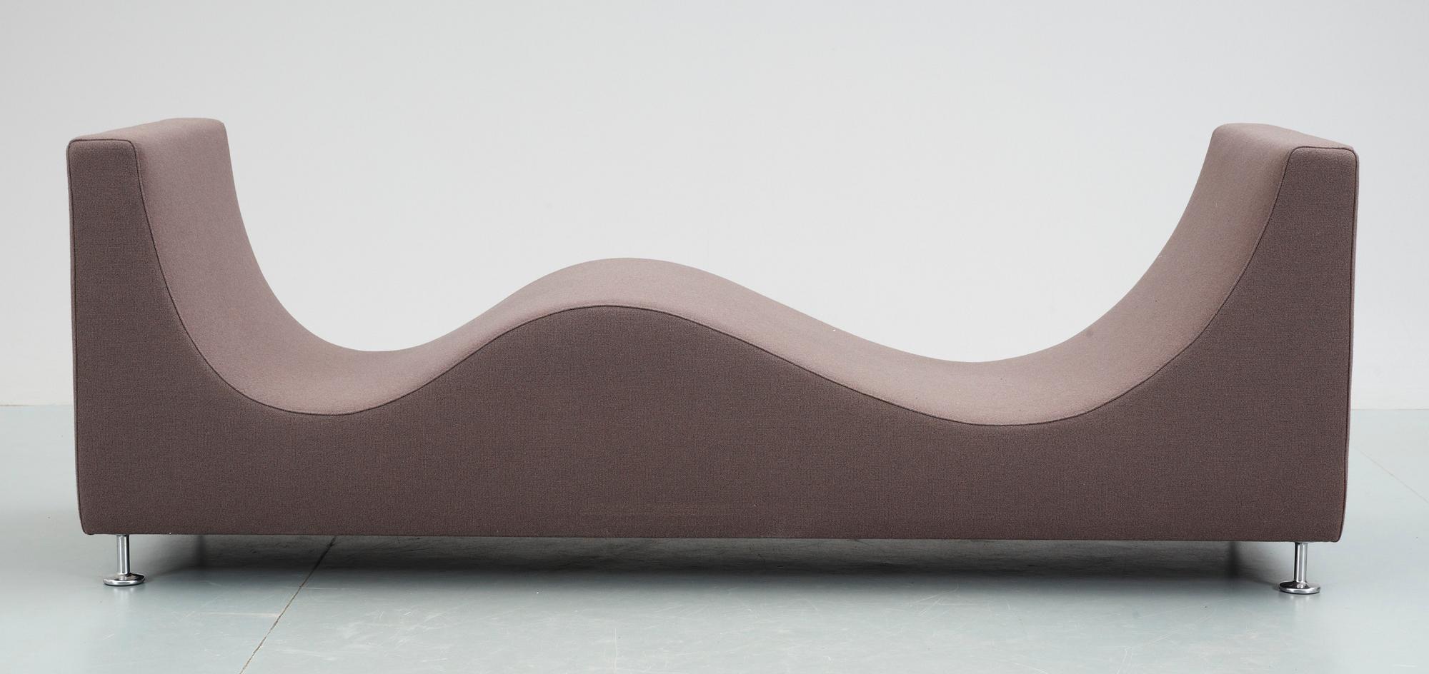 CHAISE LOUNGE/SOFFA, "Three de Luxe" Jasper Morrison, Cappellini, Italien.