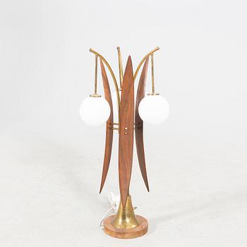 An American  1950s floor lamp.