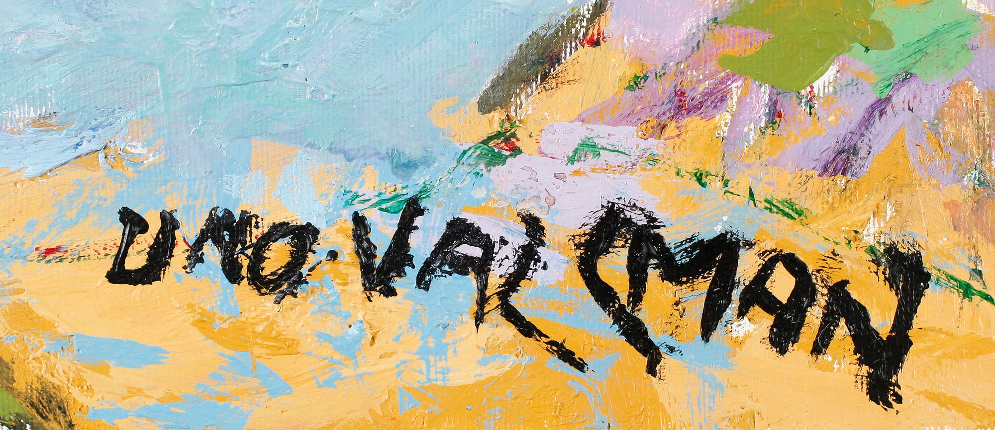 UNO VALLMAN, olja på duk, signerad.