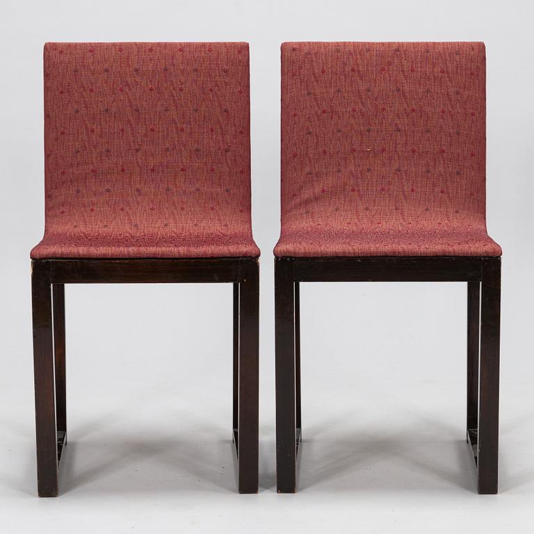 Werner West, Six chairs for Keravan Puusepäntehdas, Stockmann. Designed 1933.