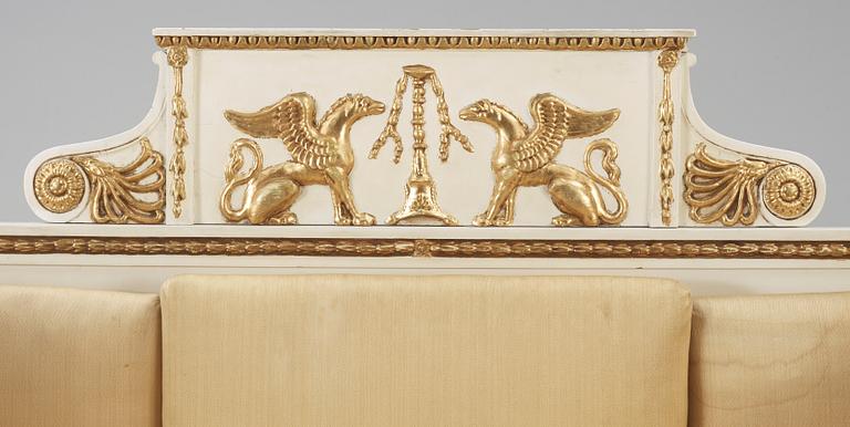 SOFFA, sengustaviansk, omkr år 1800.