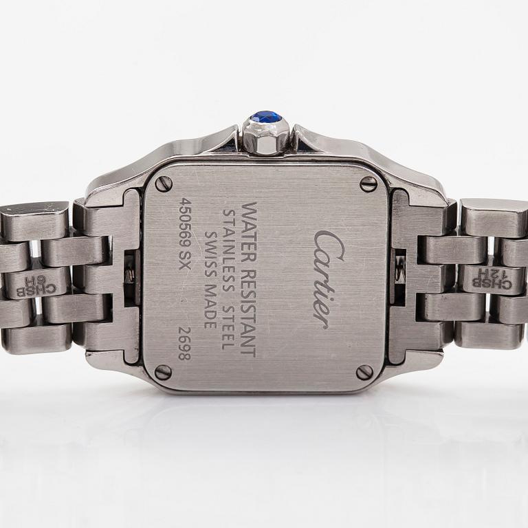Cartier, Santos Demoiselle, wristwatch, 20 x 19.5 (28) mm.