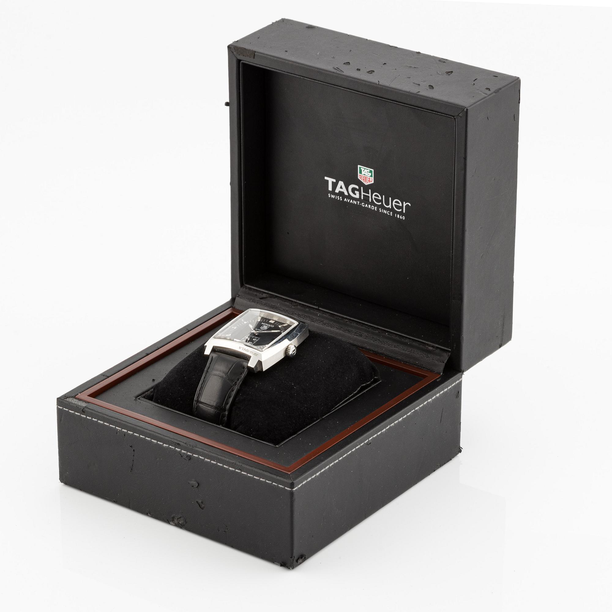 Tag Heuer, Monaco, wristwatch, 37 x 37 mm.