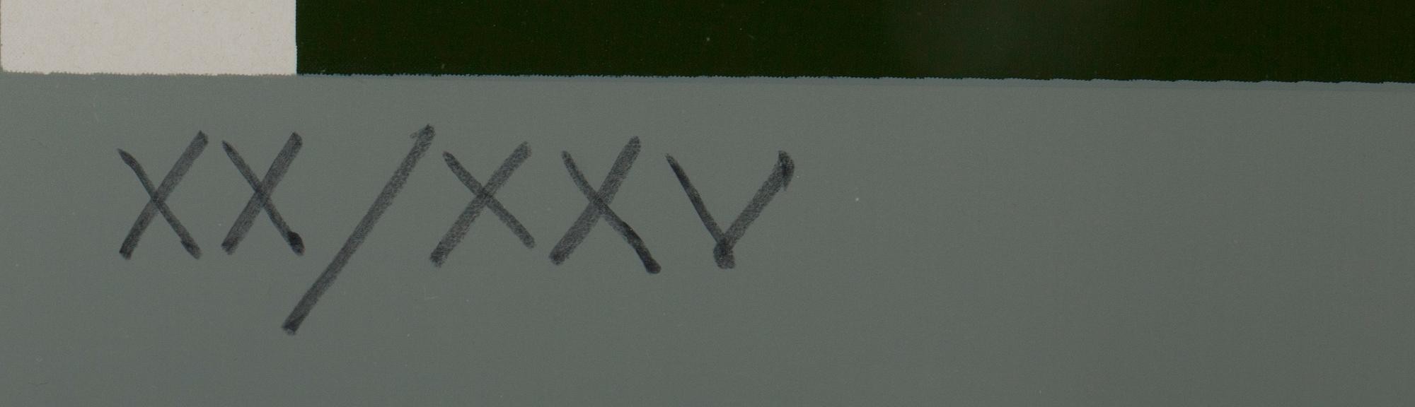 LARS GUNNAR NORDSTRÖM, färgserigrafi, signerad och daterad -91 samt numrerad XX/XXV.