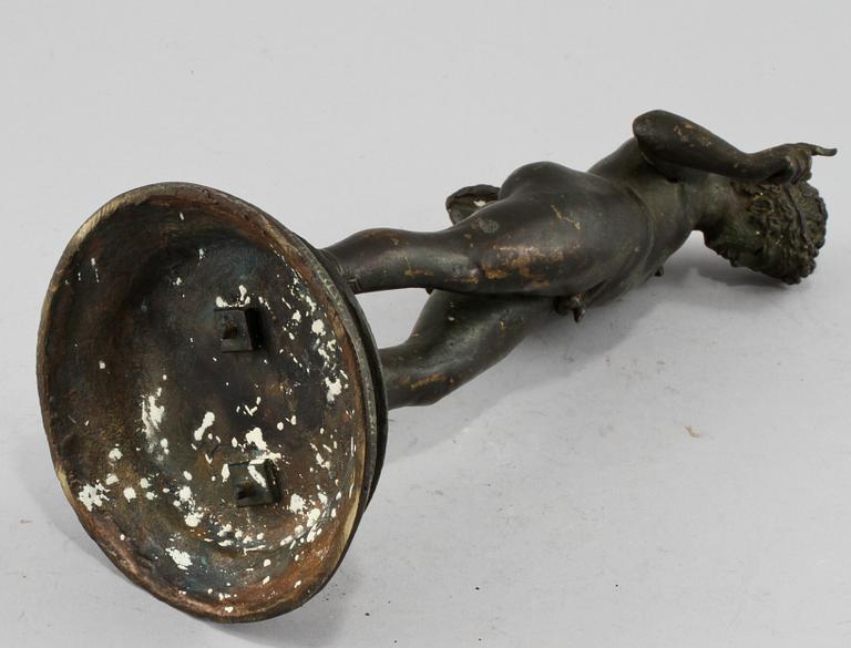 SKULPTUR, patinerad metall, 1800-talets andra hälft.